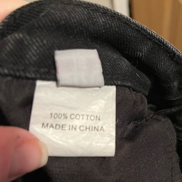 Princess Poly Black Denim Shorts - Picture 9 of 9